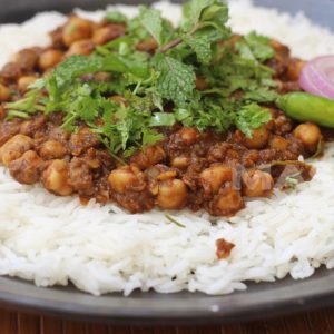 Chole-Rice